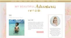 Desktop Screenshot of mybeautifuladventures.com